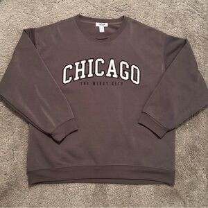Chicago “The Windy City” graphic crew neck size XL